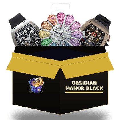Obsidian Manor Black mystery box