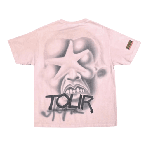 Travis Scott Utopia Circus Maximus Pink Star Tee